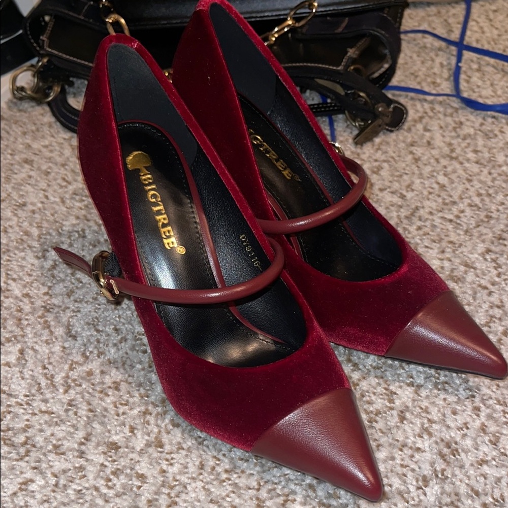 Women's Burgundy Heels